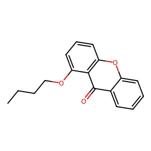 9H-Xanthen-9-one, 1-butoxy- structure