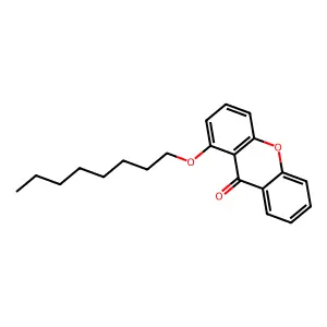 9H-Xanthen-9-one, 1-(octyloxy)- structure