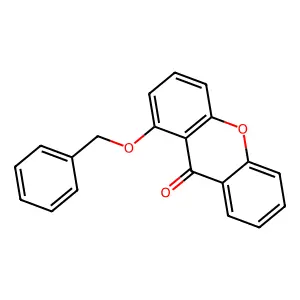 9H-Xanthen-9-one, 1-(phenylmethoxy)- structure