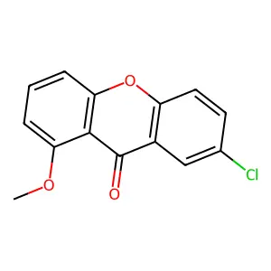 9H-Xanthen-9-one, 7-chloro-1-methoxy- structure