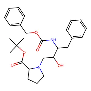 Z.Phepsi(CH(OH)CH2N)Pro-O-tert-Bu structure