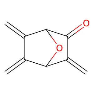 7-Oxabicyclo(2.2.1)heptanone, 3,5,6-trimethylidene- structure