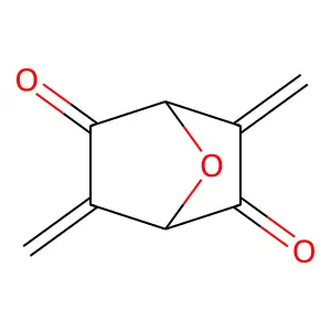 7-Oxabicyclo(2.2.1)heptane-2,5-dione, 3,6-dimethylidene- structure