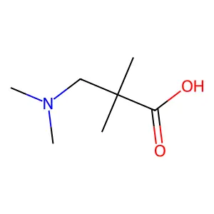 3-(Dimethylamino)-2,2-dimethylpropanoic acid structure