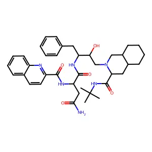 沙奎那韦 structure