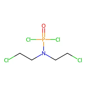 Phosphoramidic dichloride, bis(2-chloroethyl)- structure