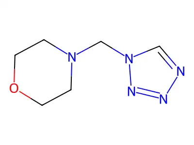 4-(1H-1,2,3,4-Tetrazol-1-ylmethyl)morpholine structure
