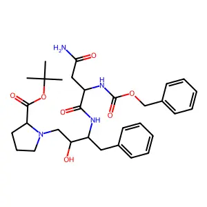 Hydroxyethylamine deriv. structure