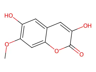 3-Hydroxyisoscopoletin structure