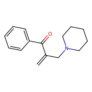 1-Phenyl-2-(piperidin-1-ylmethyl)prop-2-en-1-one structure
