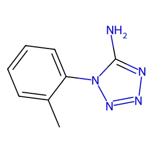 Tetrazole,5-amino-1-(O-tolyl) structure