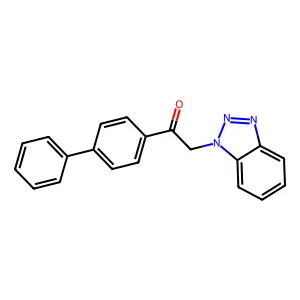 2-(1H-1,2,3-benzotriazol-1-yl)-1-(4-phenylphenyl)ethan-1-one structure