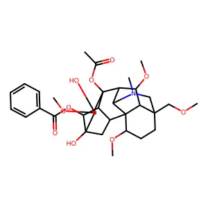 Deoxymesaconitine structure