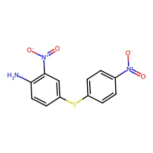 Benzenamine, 2-nitro-4-[(4-nitrophenyl)thio]- structure