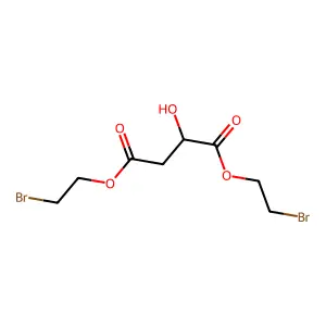 苹果酸双(2-溴乙基)酯 structure