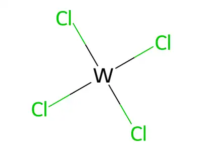 四氯化钨 structure