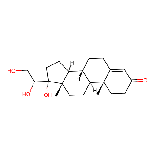 17,20,21-Trihydroxypregn-4-en-3-one, (20R)- structure