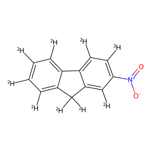 2-Nitrofluorene-d9 structure