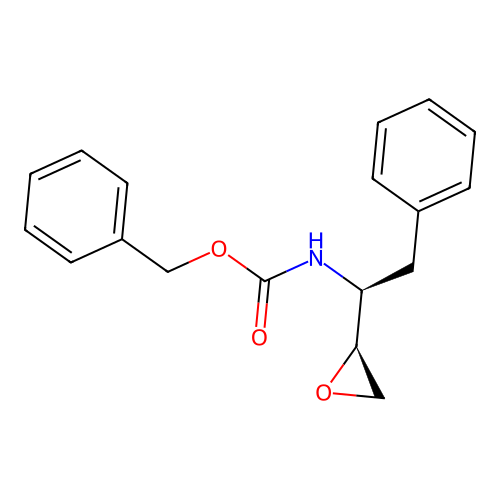 (2S,3S)-1,2-Epoxy-3-(Cbz-amino)-4-phenylbutane structure