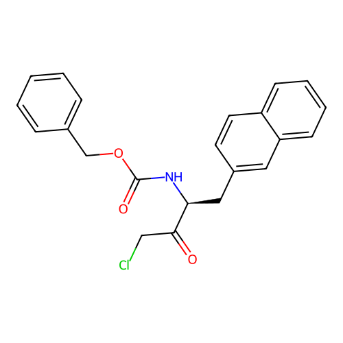 Z-2-Nal-chloromethylketone structure