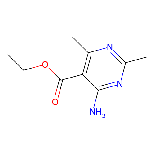 Ethyl 4-amino-2,6-dimethylpyrimidine-5-carboxylate structure