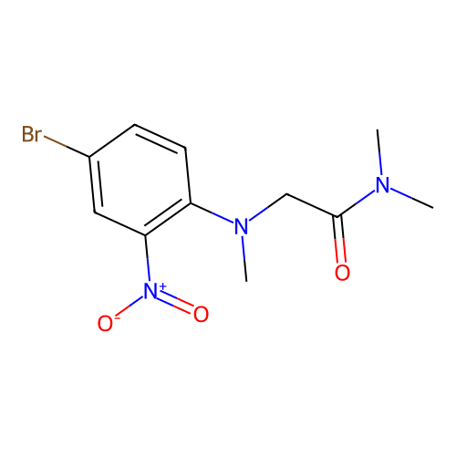 2-((4-Bromo-2-nitrophenyl)(methyl)amino)-N,N-dimethylacetamide structure