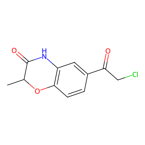 6-(2-Chloroacetyl)-2-methyl-2H-benzo[b][1,4]oxazin-3(4H)-one structure