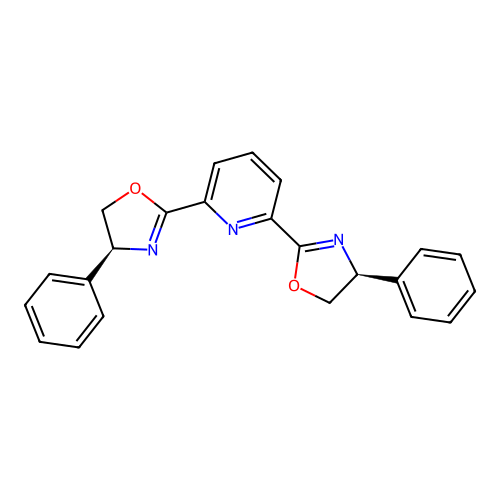 (S,S)-2,6-Bis(4-phenyl-2-oxazolin-2-yl)pyridine structure