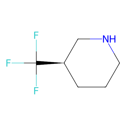 (3R)-3-(trifluoromethyl)piperidine structure