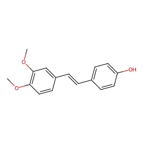 Phenyl, 4-((1E)-2-(3,4-dimethoxyphenyl)ethenyl)- structure