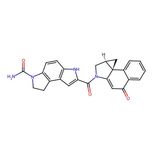 (+)-Cbi-cdpi1 structure