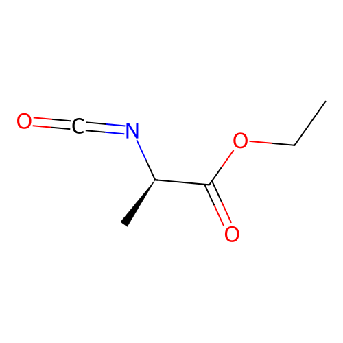 (R)-Ethyl-2-isocyanatopropanoate structure
