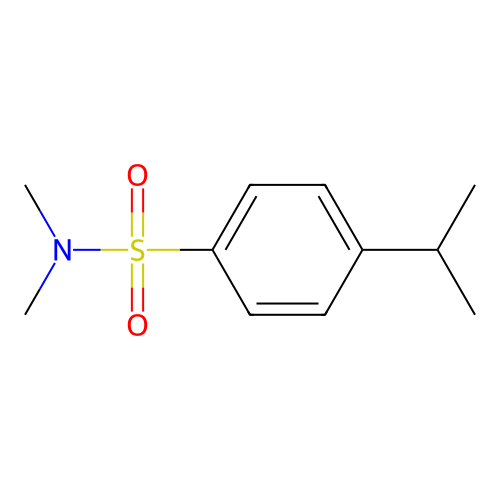 Dimethyl{[4-(methylethyl)phenyl]sulfonyl}amine structure