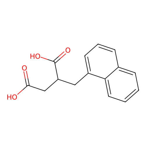 2-(Naphthalen-1-ylmethyl)succinic acid structure