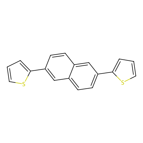 2,6-Di(2-thienyl)naphthalene structure