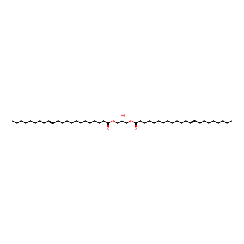 [3-[(E)-docos-13-enoyl]oxy-2-hydroxypropyl] (E)-docos-13-enoate structure