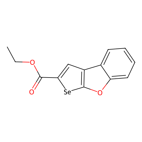 Ethyl selenopheno[2,3-b]benzofuran-2-carboxylate structure