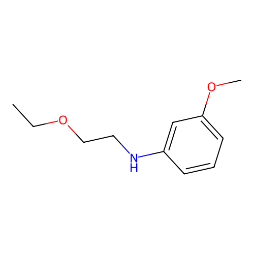 N-(2-ethoxyethyl)-3-methoxyaniline structure