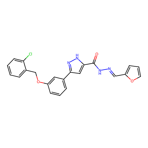 C22H17ClN4O3 structure