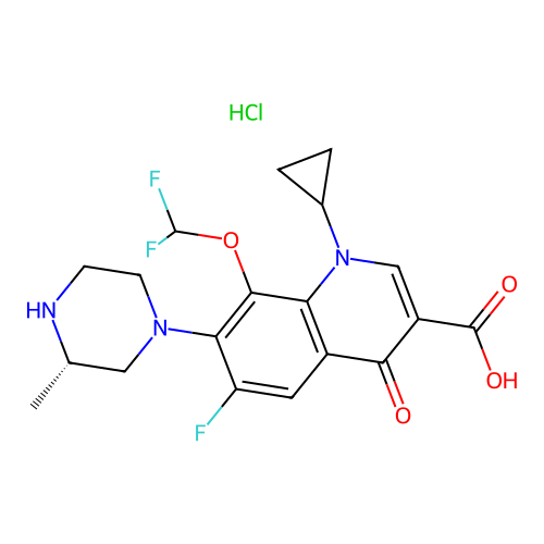 Cadrofloxacin Hydrochloride structure