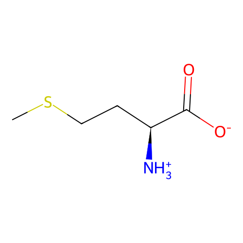 L-甲硫氨酸 structure