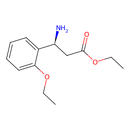 ethyl (3S)-3-amino-3-(2-ethoxyphenyl)propanoate structure