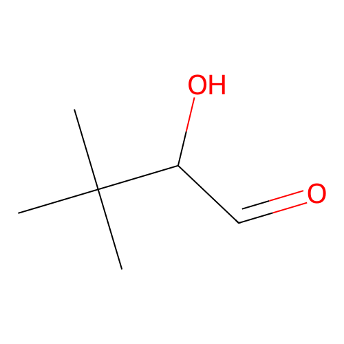2-Hydroxy-3,3-dimethylbutanal structure
