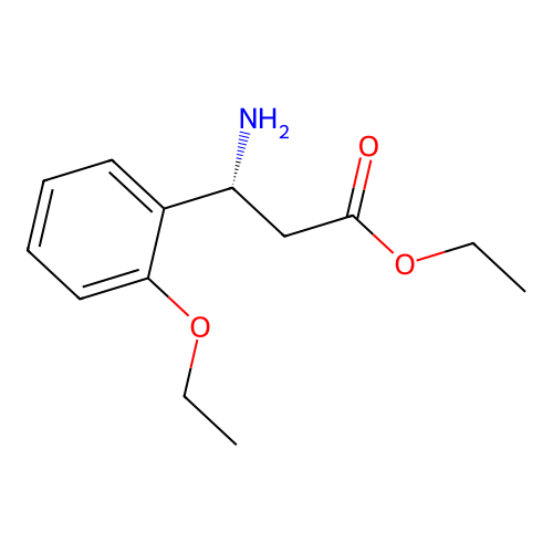 ethyl (3R)-3-amino-3-(2-ethoxyphenyl)propanoate structure