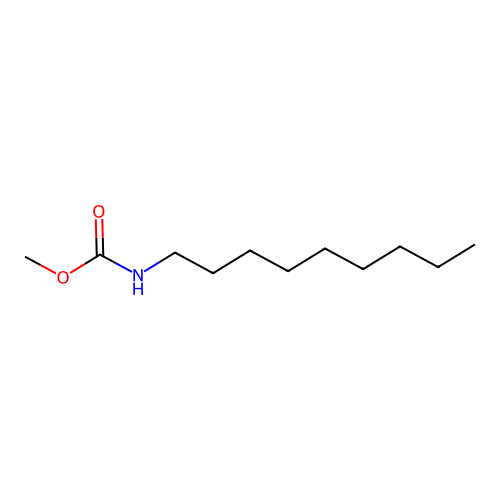 Methyl N-nonylcarbamate structure