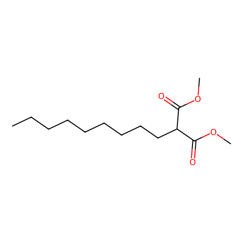 2-壬基丙二酸二甲酯 structure