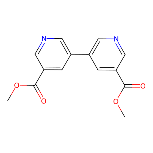Dimethyl [3,3'-bipyridine]-5,5'-dicarboxylate structure