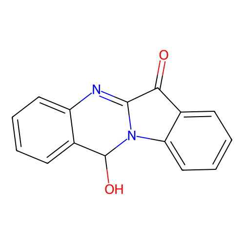 12-Hydroxyindolo[2,1-b]quinazoline-6(12H)-one structure