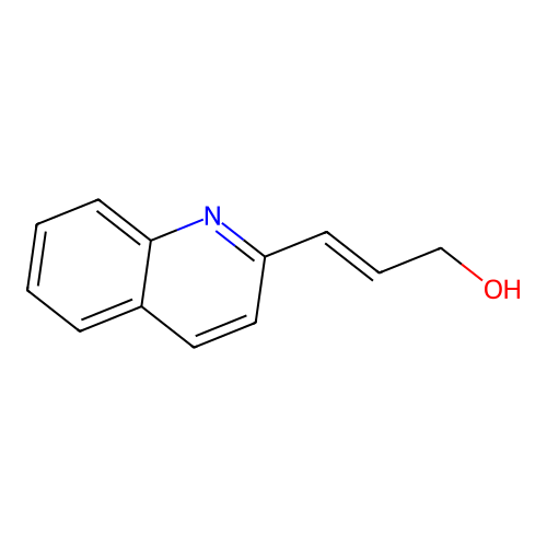 3-(2-Quinolyl)prop-2-en-1-ol structure