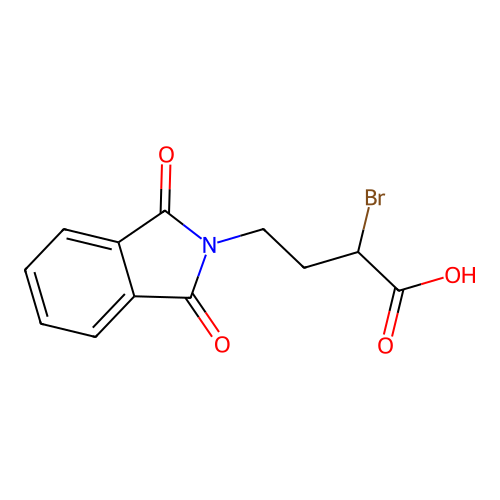 2-溴-4-(1,3-二氧代异吲哚啉-2-基)丁酸 structure